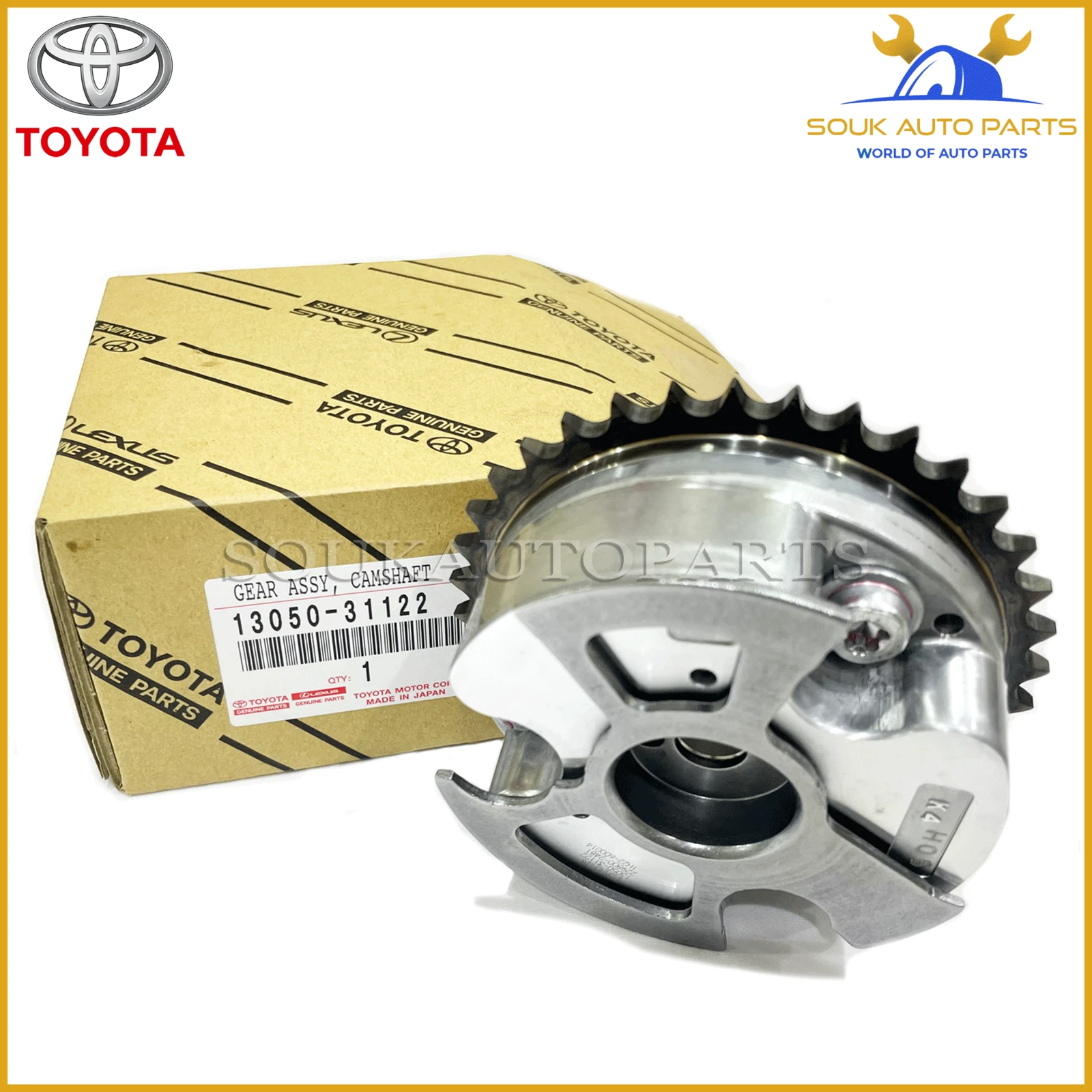 13050-31122 Genuine Toyota CAMSHAFT TIMING GEAR ASSY CAMRY LEXUS RX350 2GRFE