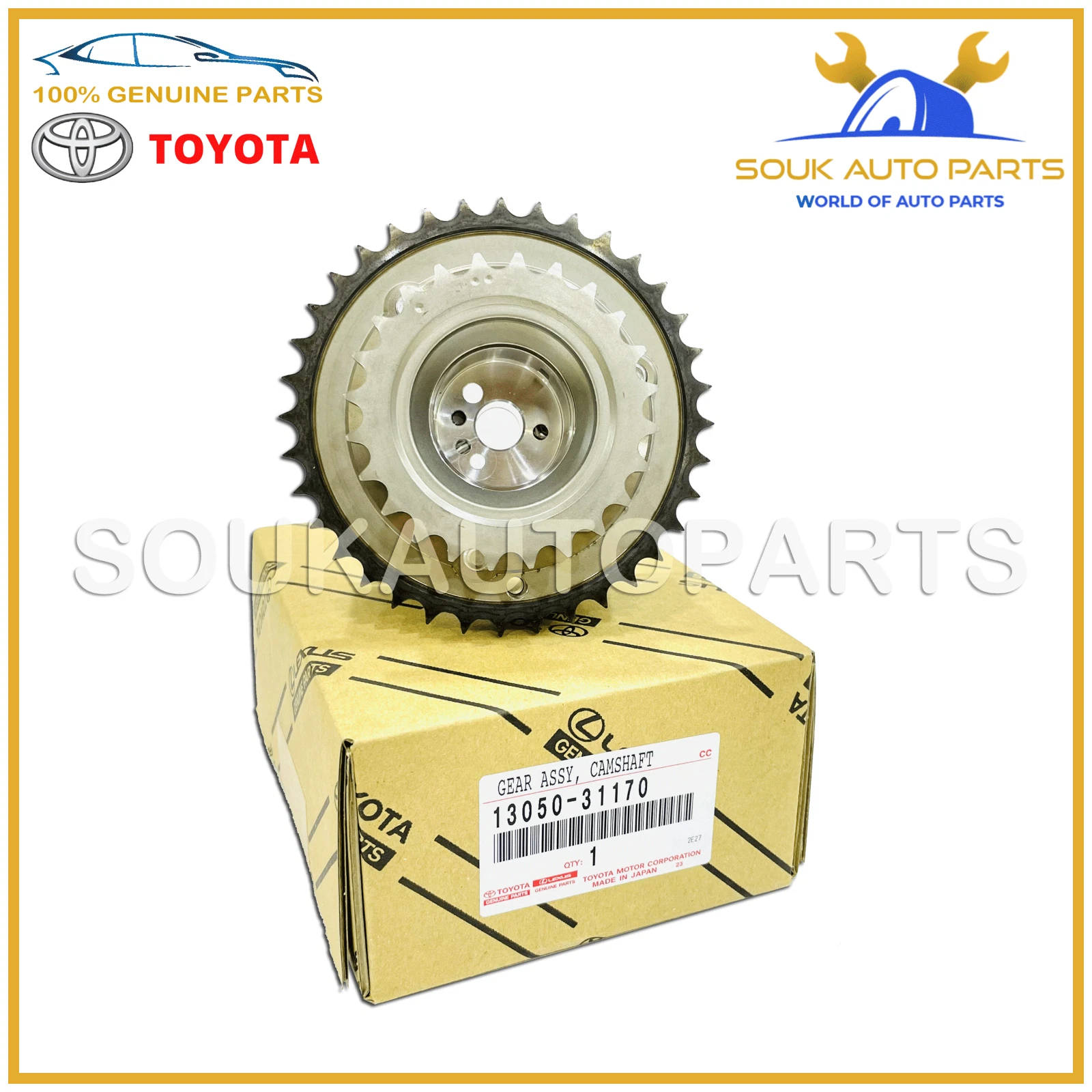 13050-31170 Genuine Toyota GEAR ASSY, CAMSHAFT TIMING LEXUS 1305031170 OEM