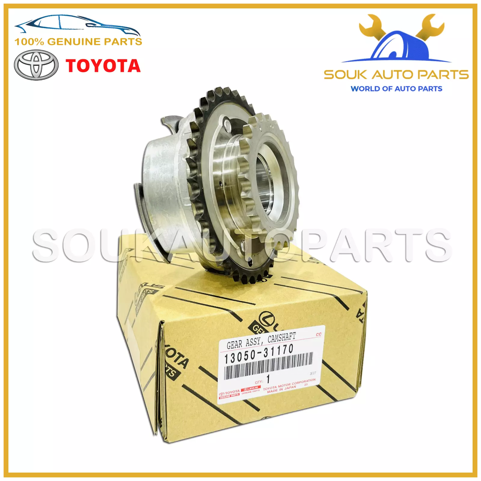 13050-31170 Genuine Toyota GEAR ASSY, CAMSHAFT TIMING LEXUS 1305031170 OEM