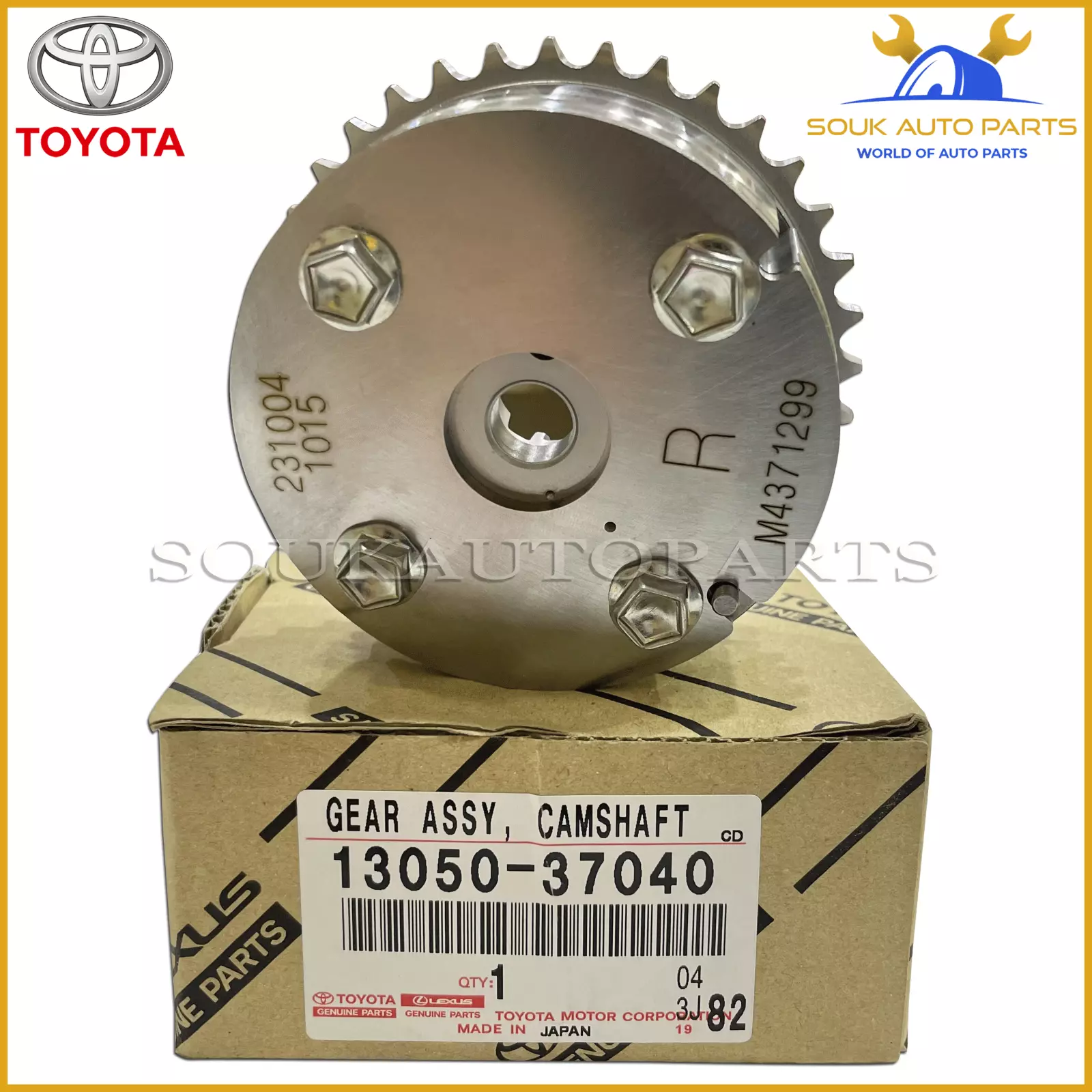 13050-37040 Genuine Toyota GEAR ASSY, CAMSHAFT TIMING 1305037040 OEM