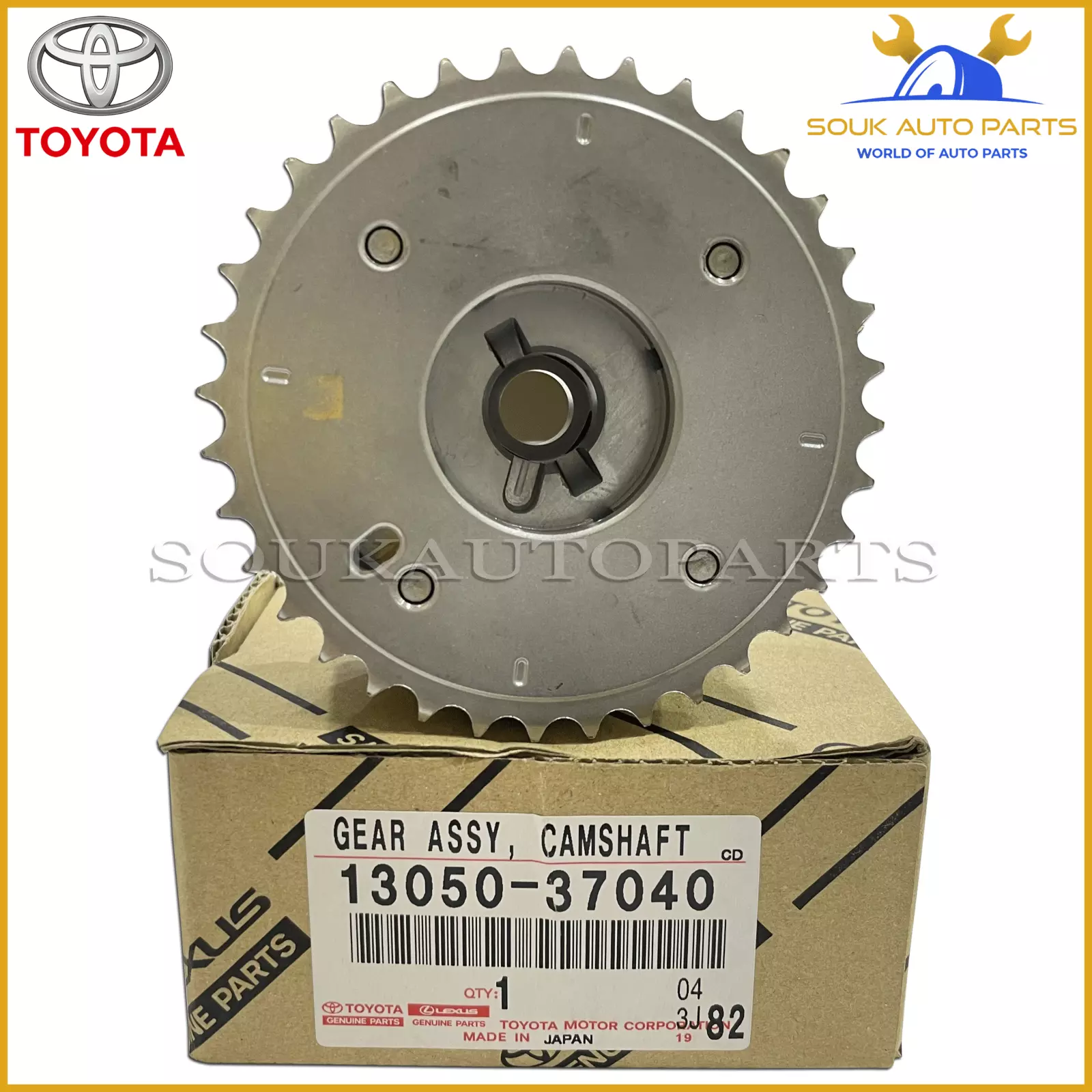13050-37040 Genuine Toyota GEAR ASSY, CAMSHAFT TIMING 1305037040 OEM
