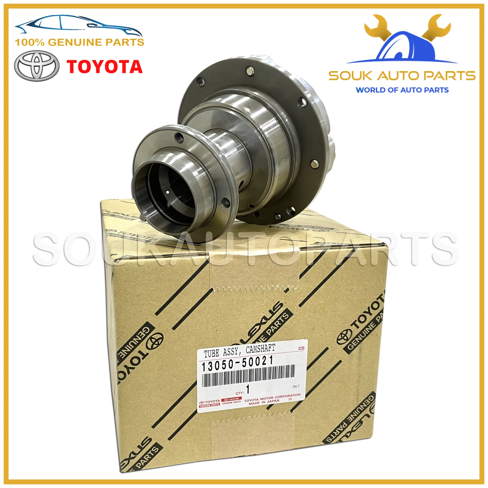 13050-50021 Genuine Toyota TUBE ASSY, CAMSHAFT TIMING 1305050021 OEM