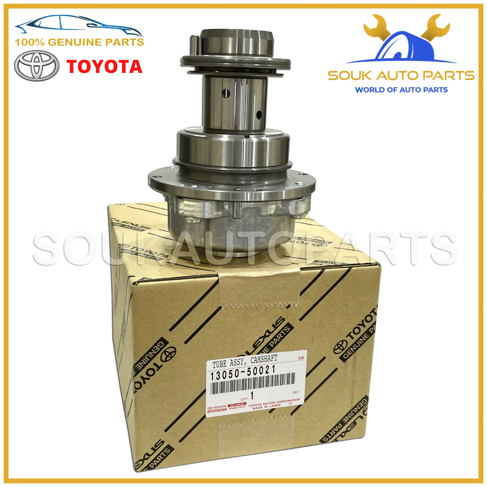 13050-50021 Genuine Toyota TUBE ASSY, CAMSHAFT TIMING 1305050021 OEM