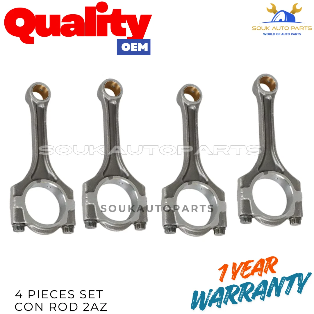 13201-29685-A0 CONNECTING ROD 1AZ 2AZ -FE FSE FXE 4PCS For Camry Rav4 2.4L 01-09