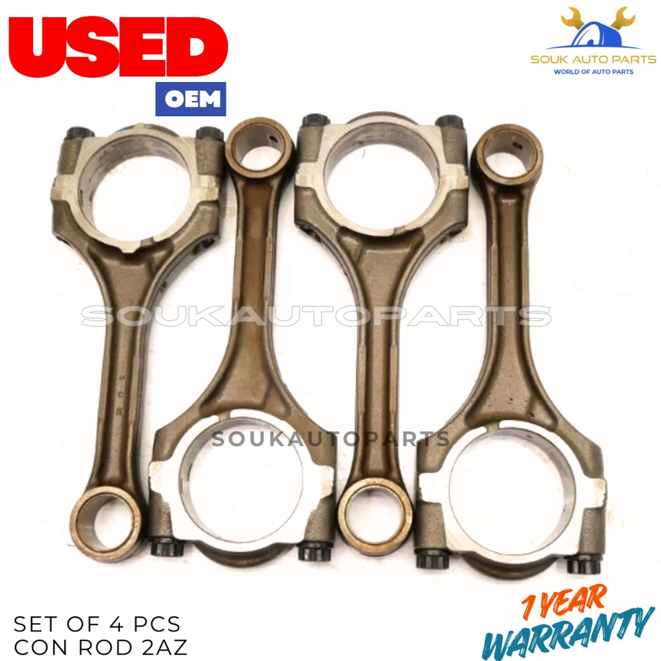 13201-29685-A0 CONNECTING ROD 1AZ 2AZ -FE FSE FXE 4PCS For Camry Rav4 2.4L 01-09