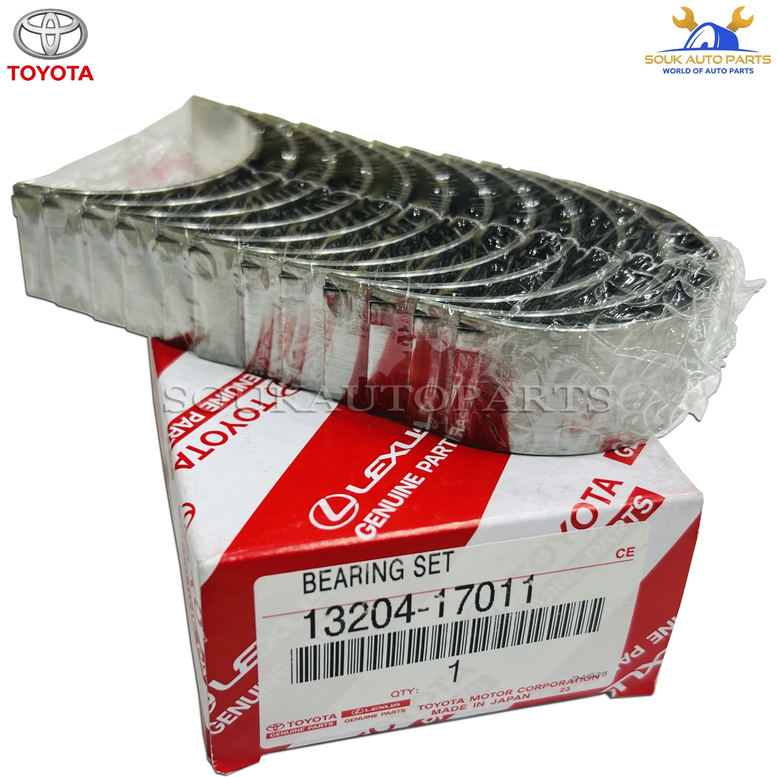 13204-17011 Genuine Toyota BEARING SET, CONNECTING ROD 1320417011 OEM