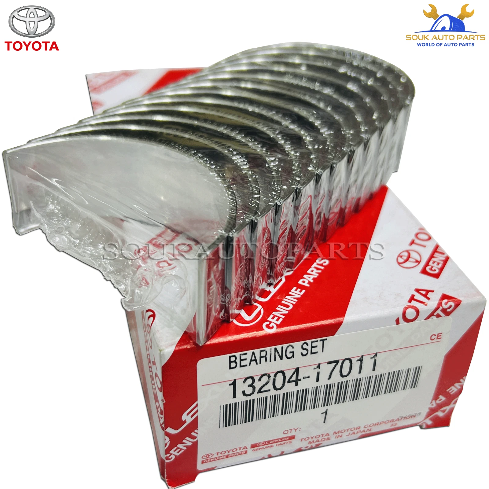 13204-17011 Genuine Toyota BEARING SET, CONNECTING ROD 1320417011 OEM