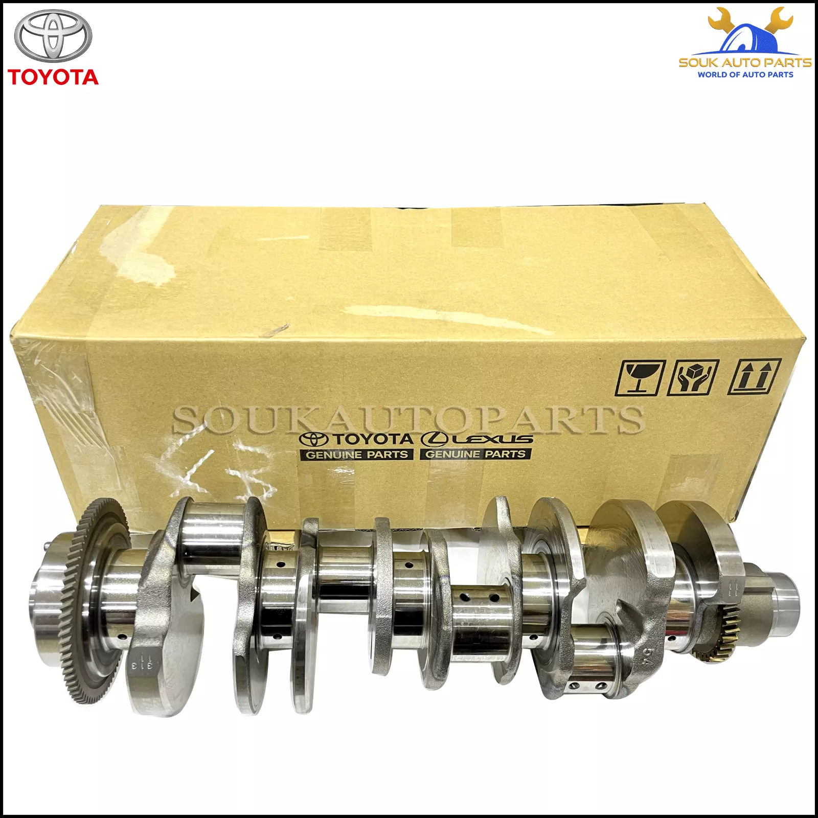 13401-51010 Genuine Toyota CRANKSHAFT 1VD-FTV Lexus LX450d LX570