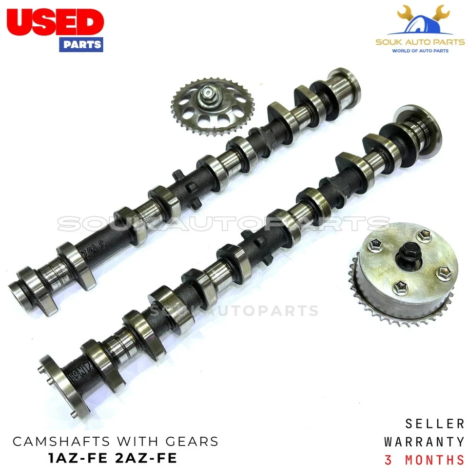 CAMSHAFTS INLET & EXHAUST WITH GEARS 1AZ-FE 2AZ-FE For Toyota CAMRY 2.0 & 2.4L