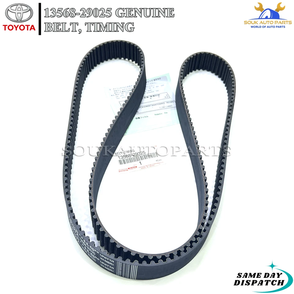 13568-29025 Genuine Toyota BELT, TIMING 1356829025 OEM CAMRY SEINNA Lexus ES300