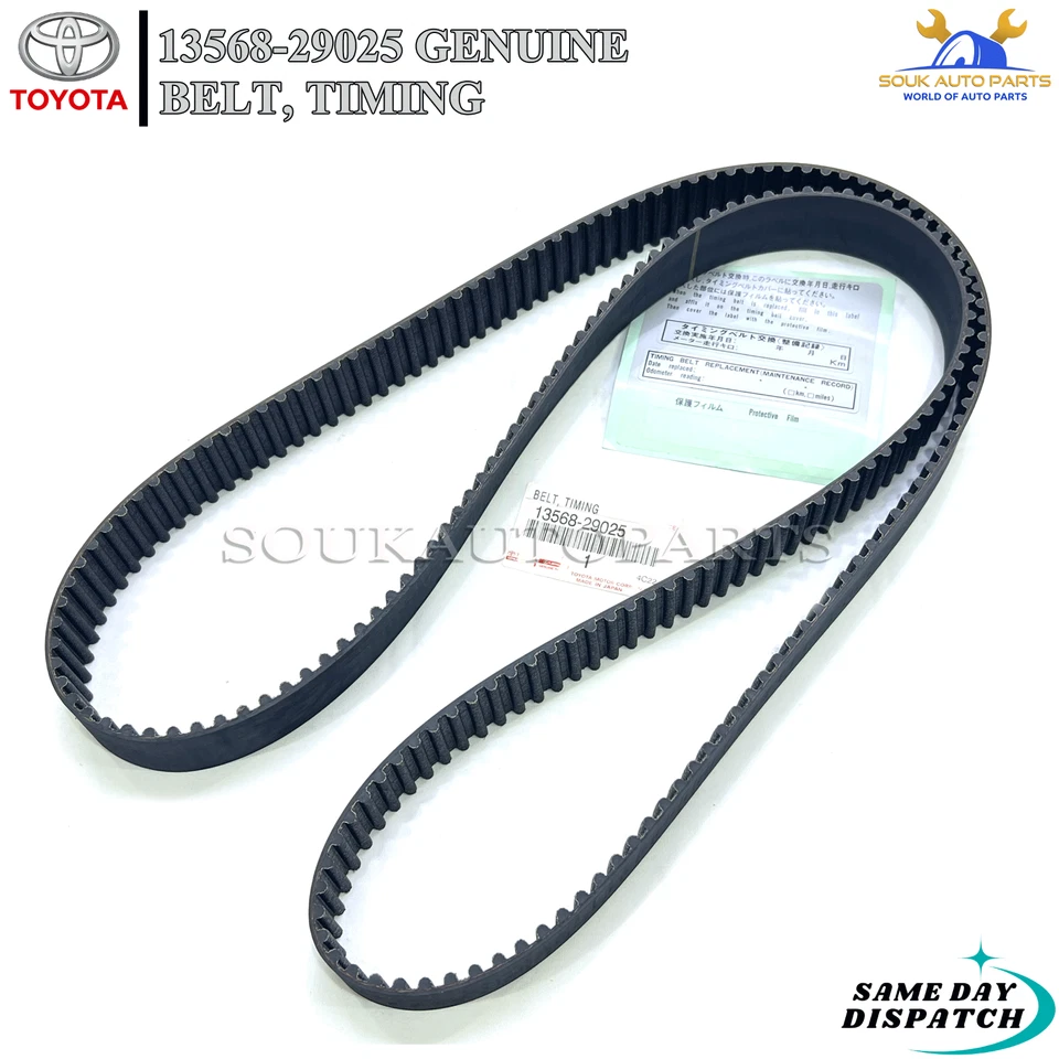 13568-29025 Genuine Toyota BELT, TIMING 1356829025 OEM CAMRY SEINNA Lexus ES300