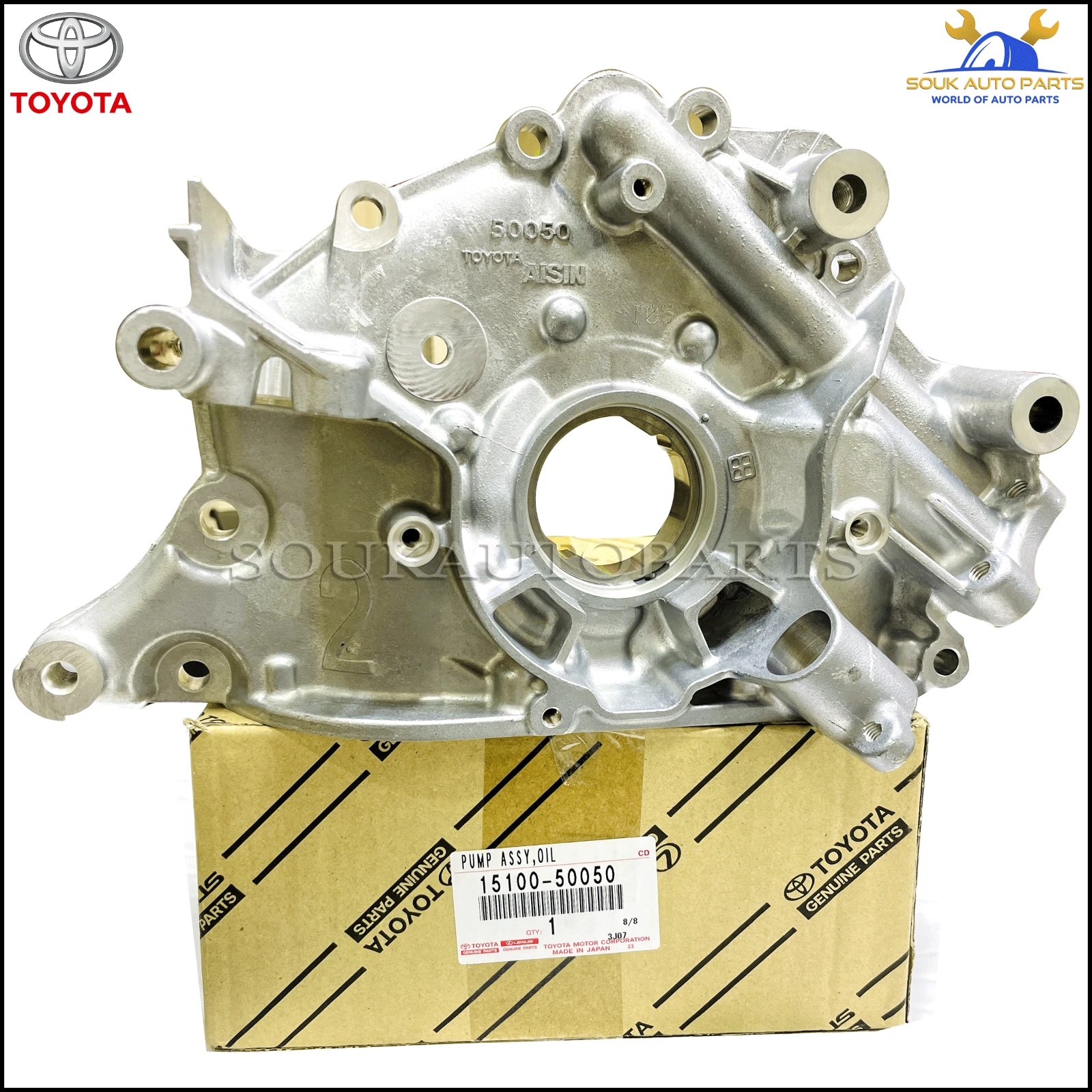 15100-50050 Genuine Toyota PUMP ASSY, OIL 1510050050 OEM