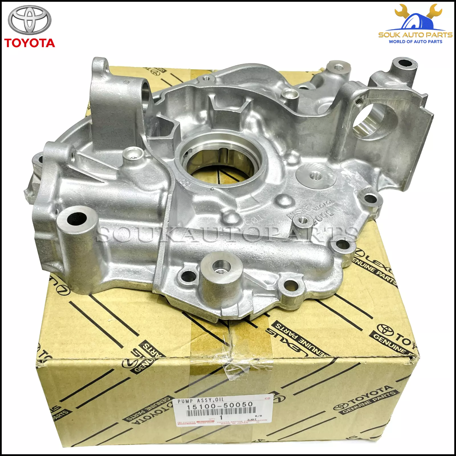 15100-50050 Genuine Toyota PUMP ASSY, OIL 1510050050 OEM