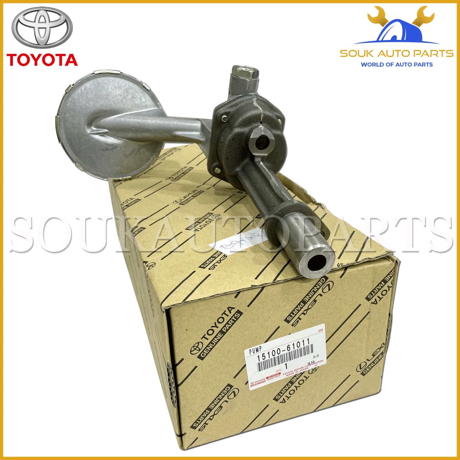 15100-61011 Genuine Toyota ENGINE OIL PUMP FJ40 FJ45 FJ60 FJ62 LAND CRUISER