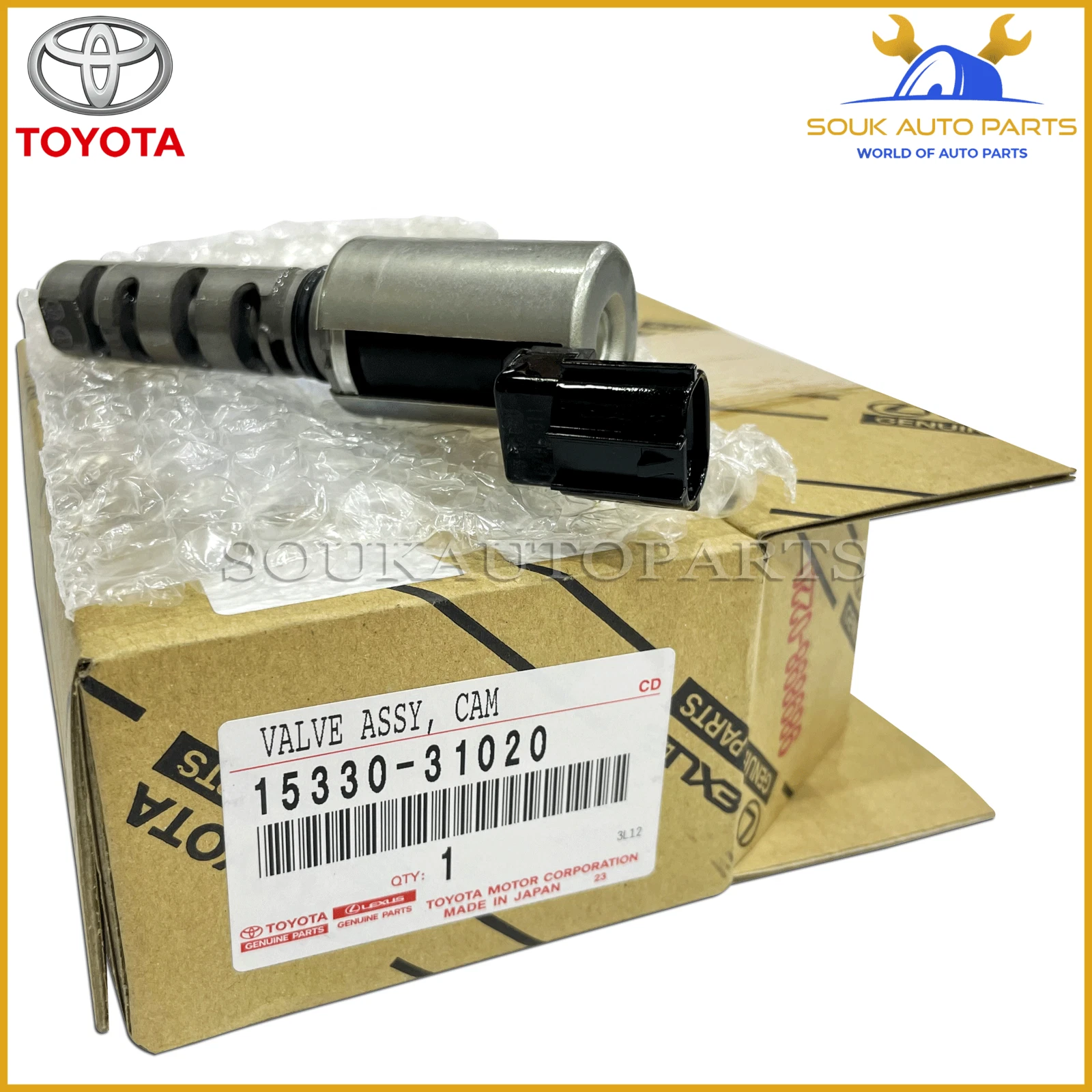 15330-31020 Genuine Toyota RIGHT LOWER CAM TIMING OIL CONTROL VALVE OEM