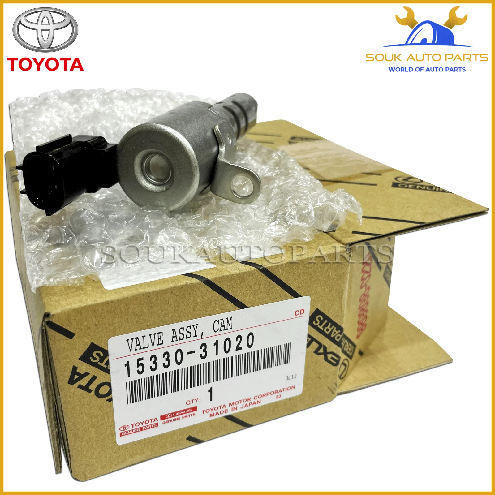 15330-31020 Genuine Toyota RIGHT LOWER CAM TIMING OIL CONTROL VALVE OEM