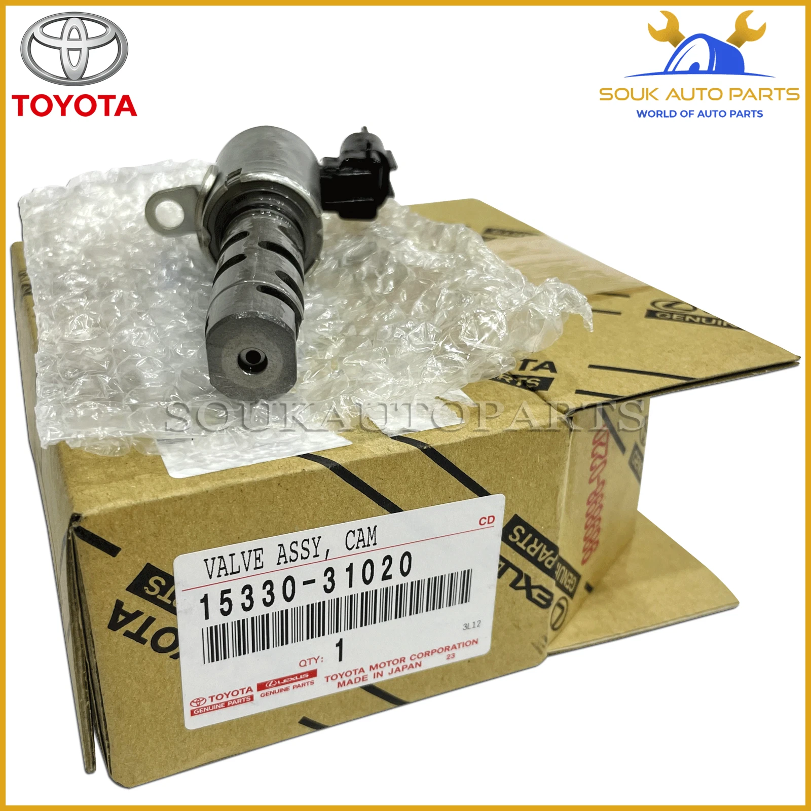 15330-31020 Genuine Toyota RIGHT LOWER CAM TIMING OIL CONTROL VALVE OEM