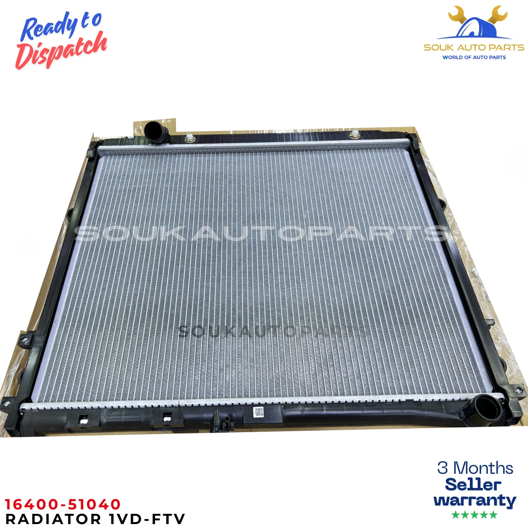 Radiator 16400-51040 1VD-FTV For Toyota Land Cruiser 200 VDJ200 4.5L V8 Diesel