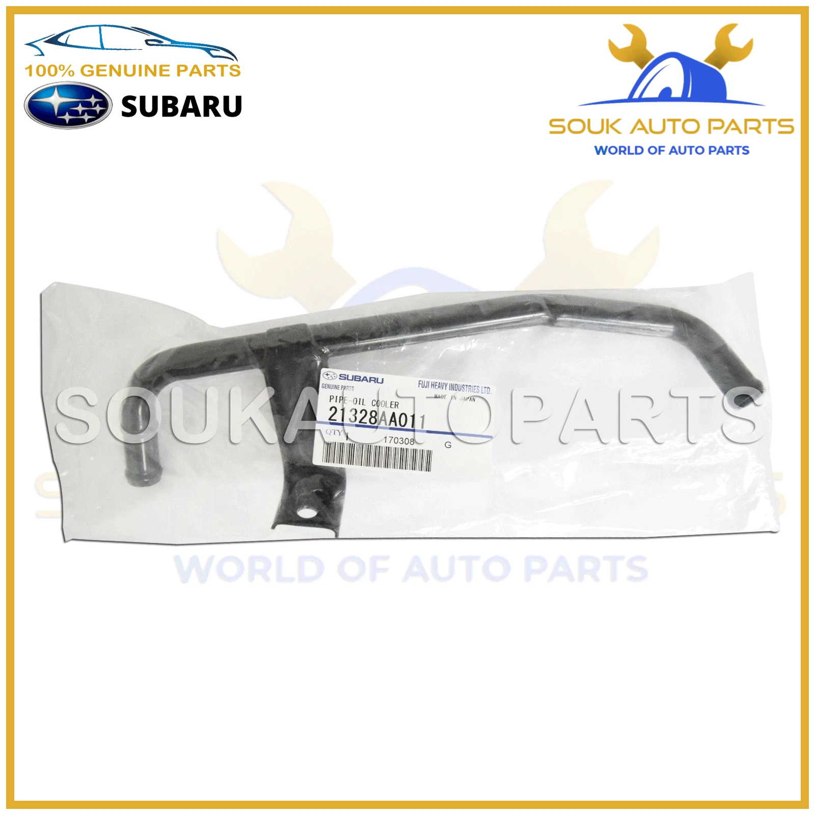 21328-AA011 Genuine Subaru PIPE-OIL COOLER 21328AA011 OEM