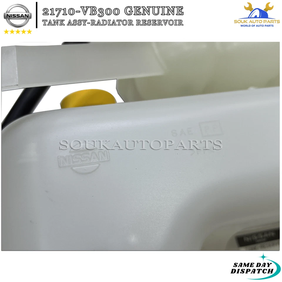 21710-VB300 Genuine Nissan TANK ASSY-RADIATOR RESERVOIR 21710VB300 OEM PATROL