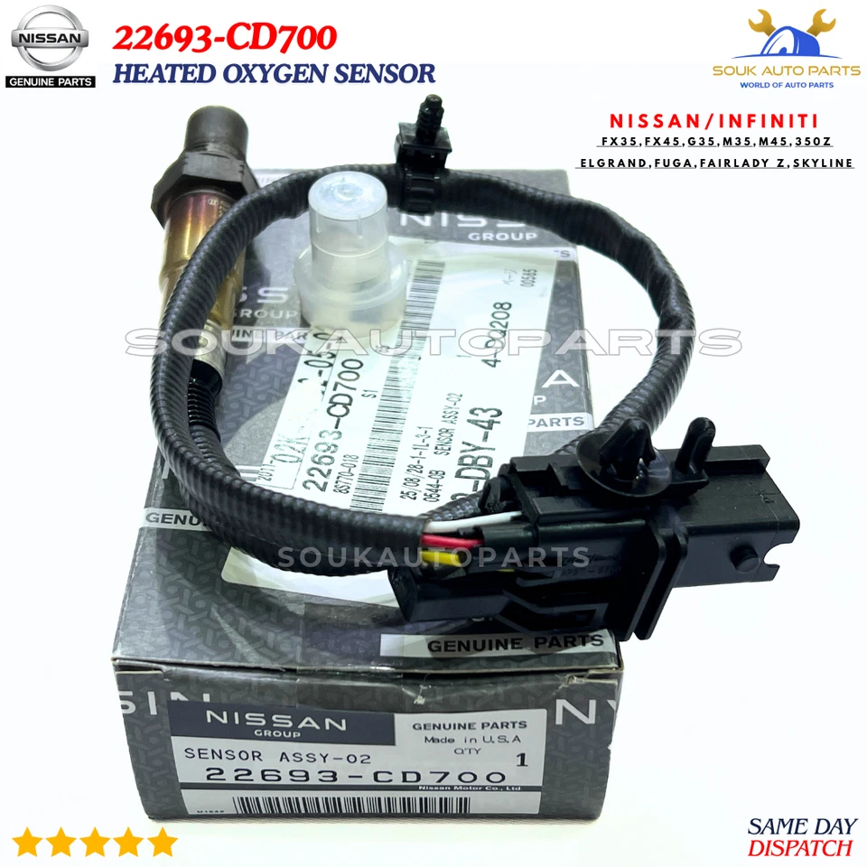 22693-CD700 Genuine Nissan HEATED OXYGEN SENSOR 22693CD700 OEM M45 Quest FX45