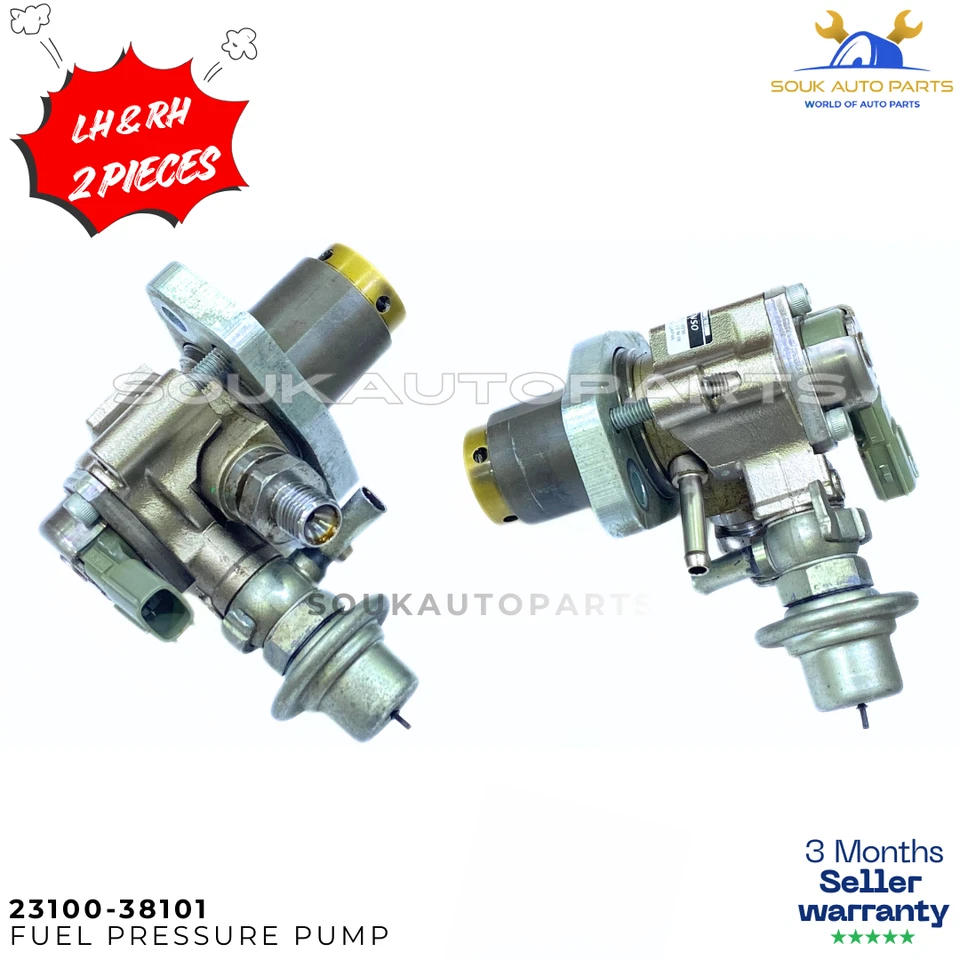 23100-38101 GAS HIGH PRESSUR FUEL PUMP RH LH PAIR 2007-2017 Lexus LS460 4.6L V8