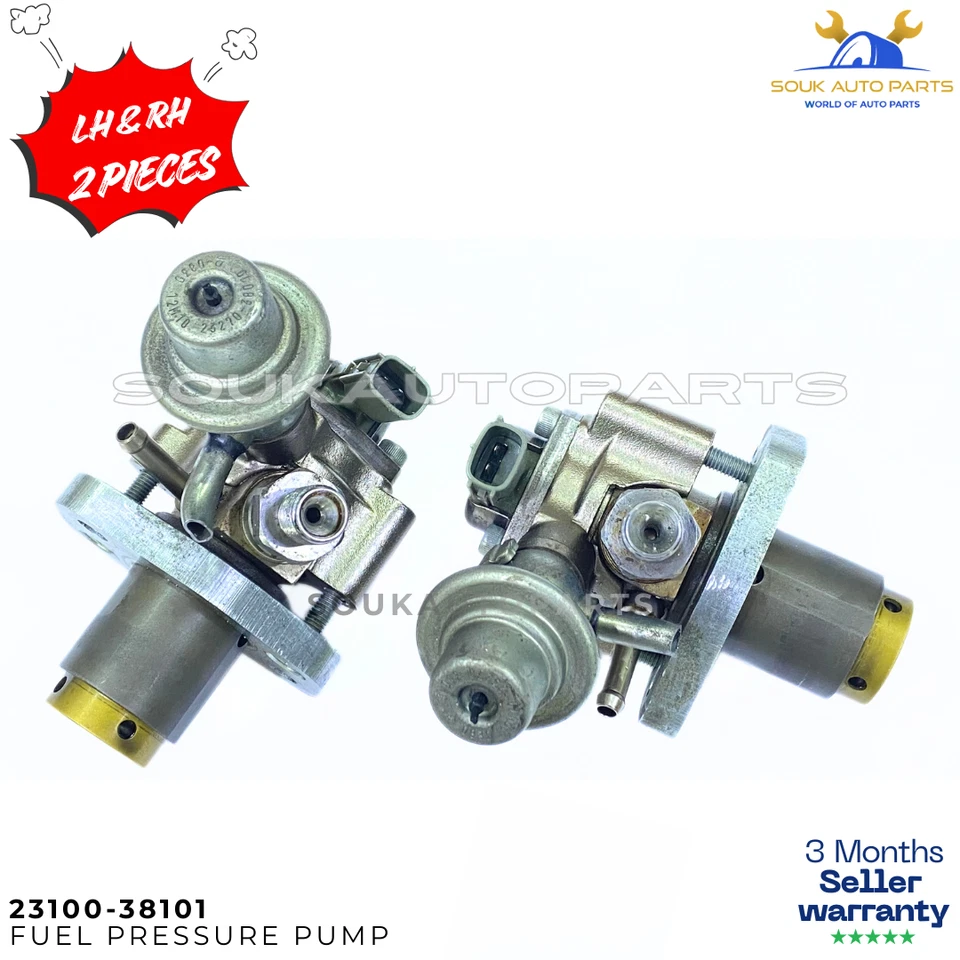 23100-38101 GAS HIGH PRESSUR FUEL PUMP RH LH PAIR 2007-2017 Lexus LS460 4.6L V8