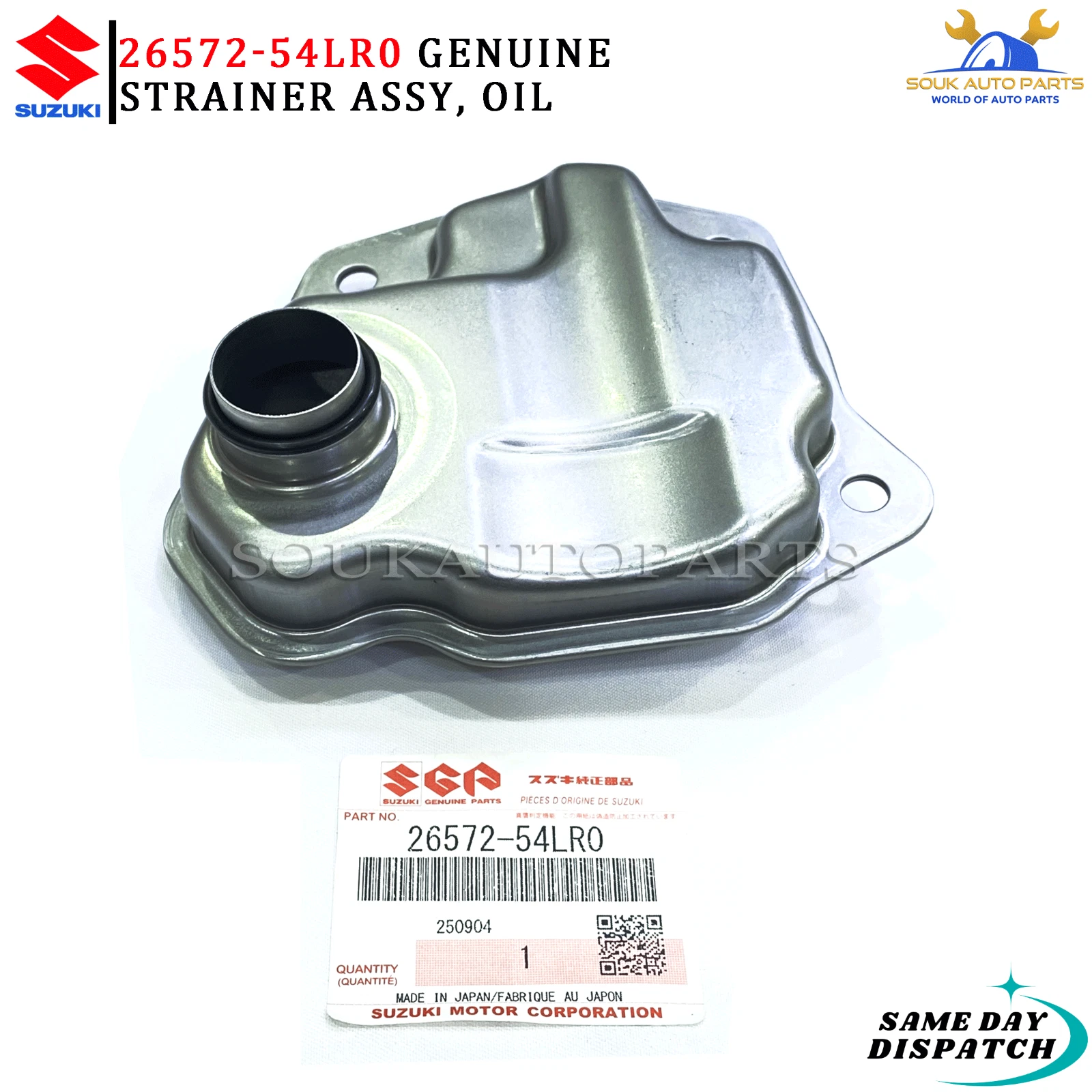 26572-54LR0 Genuine Suzuki STRAINER ASSY, OIL 2657254LR0 OEM Kizashi SX4
