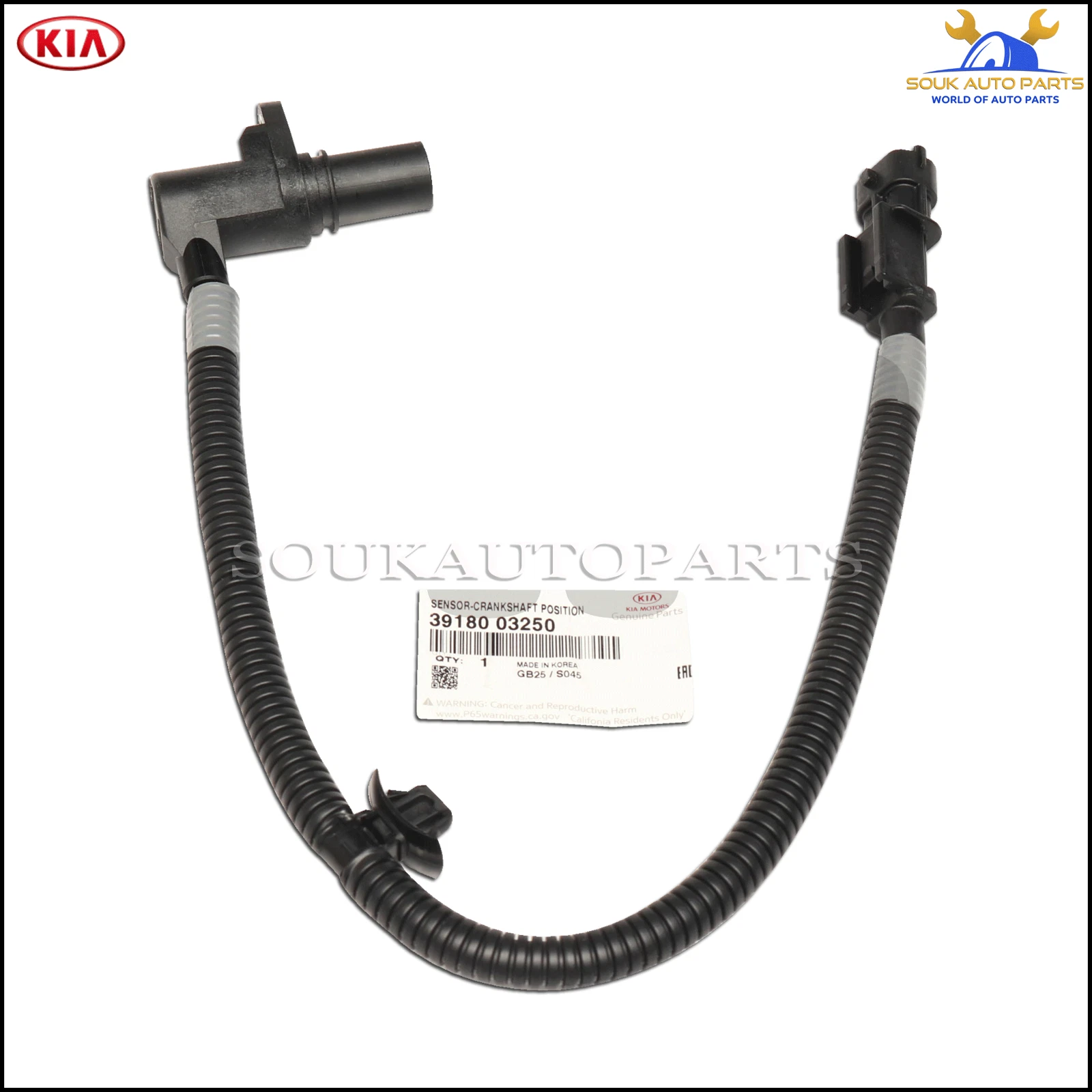 39180-03250 Genuine Hyundai SENSOR-CRANKSHAFT POSITION 3918003250 OEM I20 I30