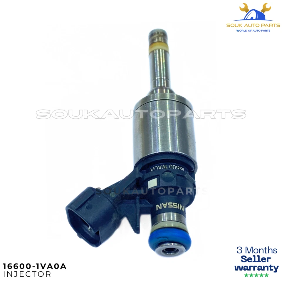 4 x FUEL INJECTOR 16600-1VA0A Genuine 2014-2019 Nissan JUKE F15 1.6 PETROL NISMO