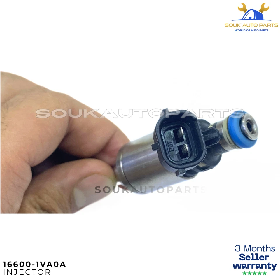 4 x FUEL INJECTOR 16600-1VA0A Genuine 2014-2019 Nissan JUKE F15 1.6 PETROL NISMO