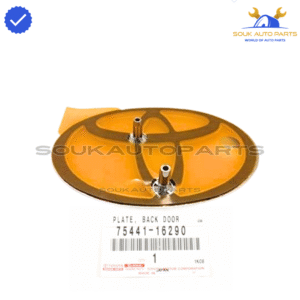 75441-16290 Genuine Toyota EMBLEM, BACK DOOR, NO.1 LAND CRUISER