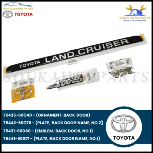 Toyota Genuine Tailgate Hatch 4WD VX Emblem Ornament 80 Series Land Cruiser OEM