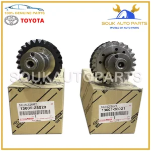 13601-28021 13602-28020 Genuine Toyota BALANCE SHAFT SET 2AZ-FE NO.1 & NO.2 2.4L