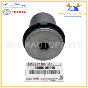 48654-0K040 Genuine Toyota BUSH, FRONT LOWER ARM, NO.1, RH/LH OEM