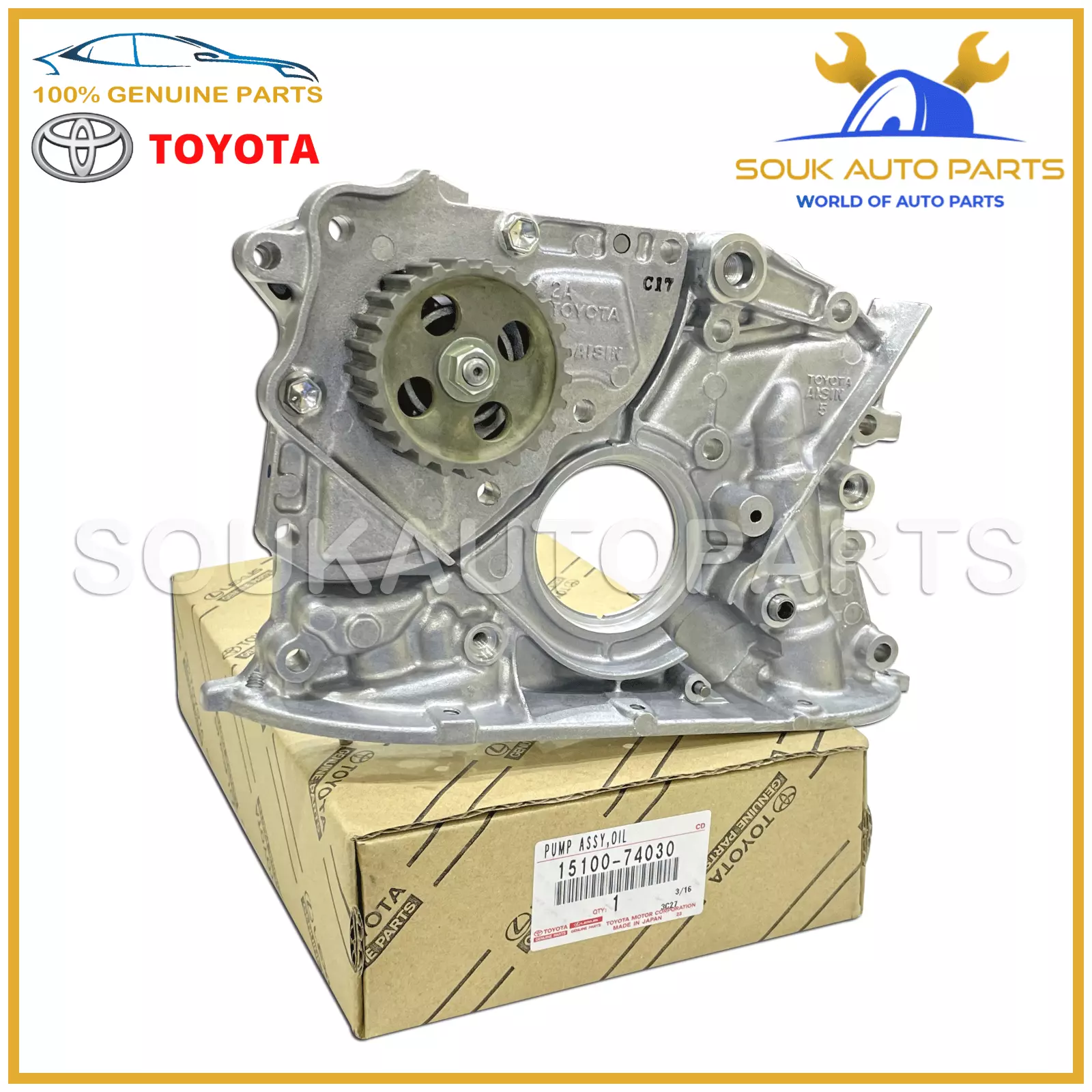 15100-74030 Genuine Toyota ENGINE OIL PUMP CAMRY SOLARA SXV10/20 5SFE