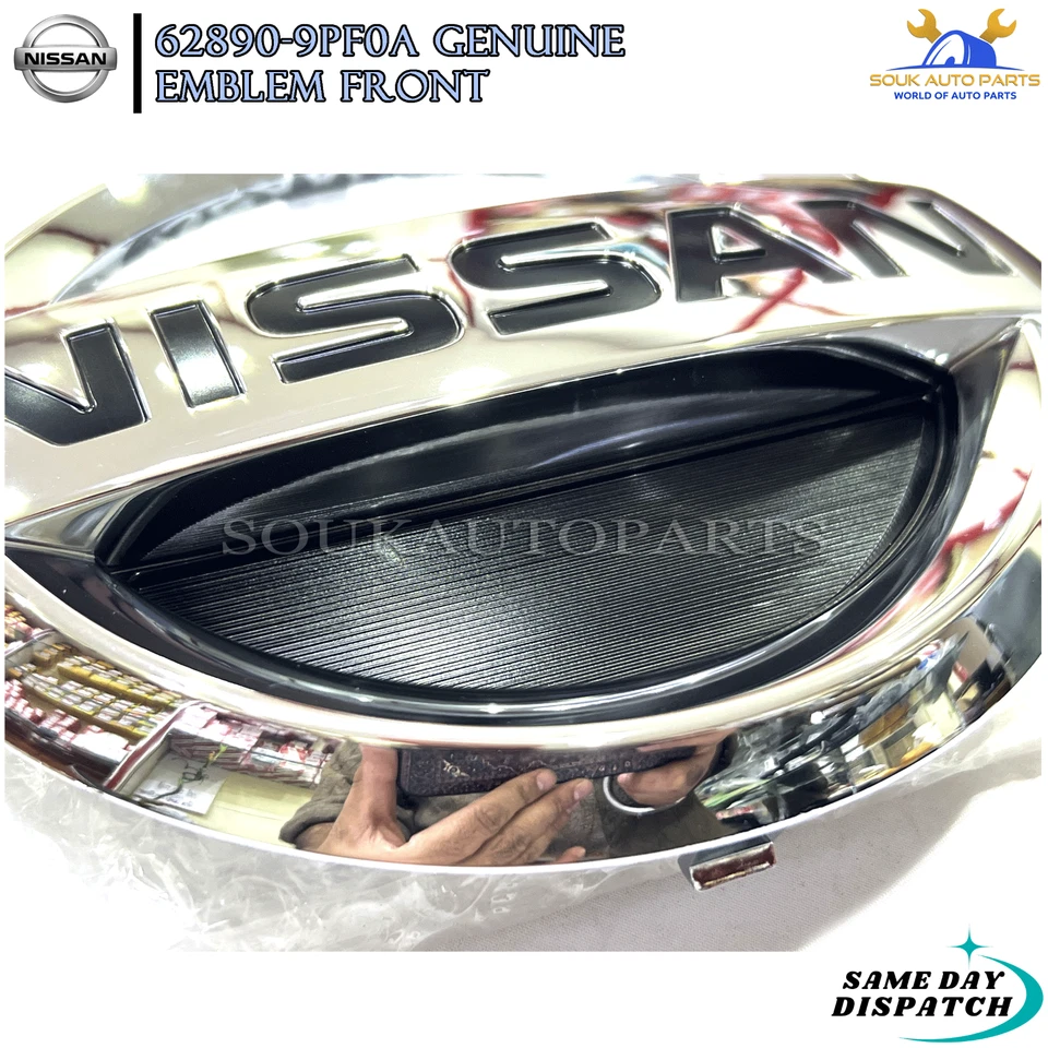 62890-9PF0A Genuine Nissan EMBLEM FRONT 628909PF0A OEM PATHFINDER