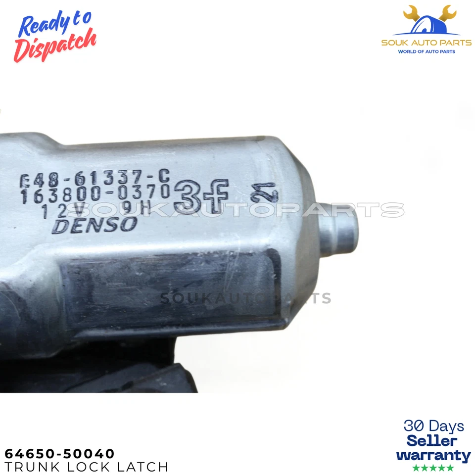 64650-50040 Genuine Lexus LS460 LS600h TRUNK LOCK ACTUATOR LATCH 2007-2017