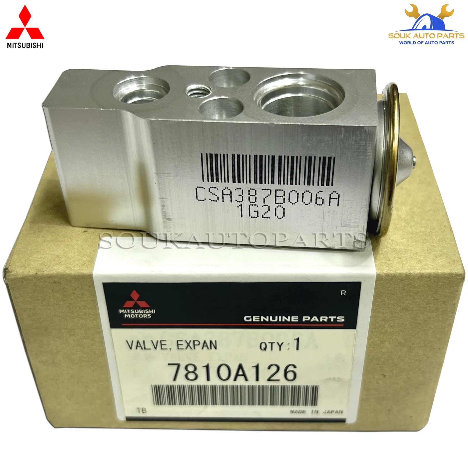 7810A126 Genuine Mitsubishi VALVE, A/C EXPANSION OEM ASX DELICA D:5 LANCER RVR