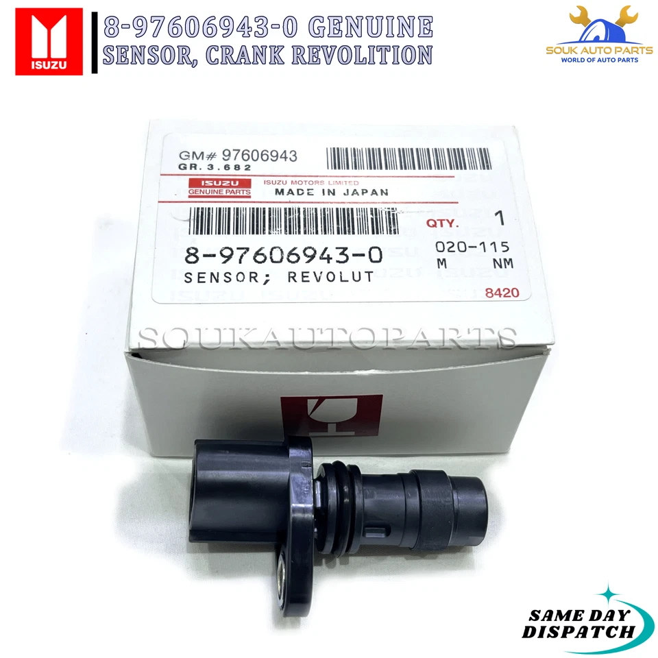 8-97606943-0 Genuine Isuzu SENSOR, CRANK REVOLITION
