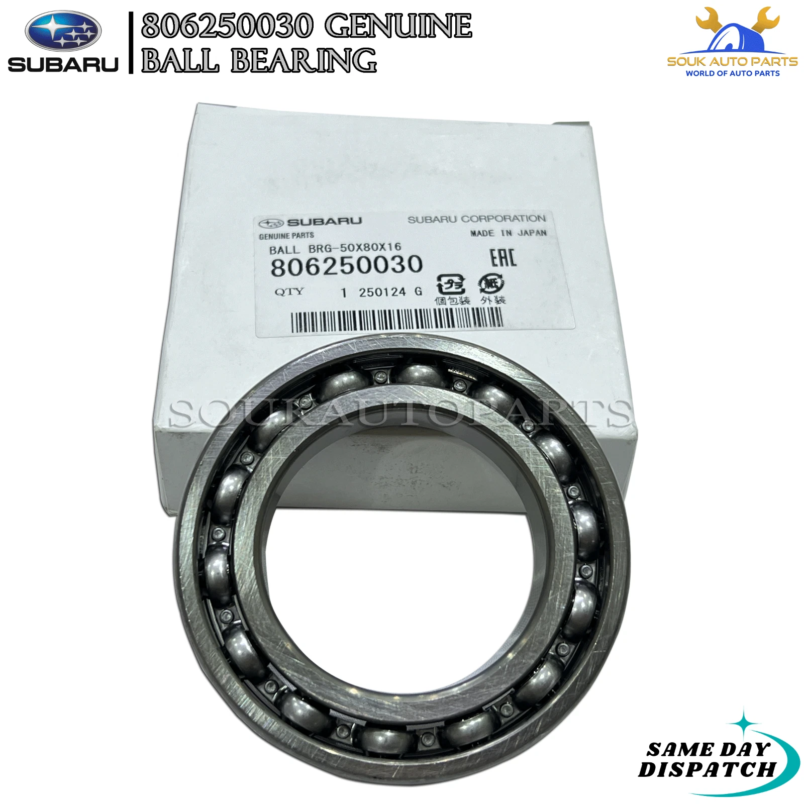806250030 Genuine Subaru BALL BEARING FOR FORESTER IMPREZA LEGACY