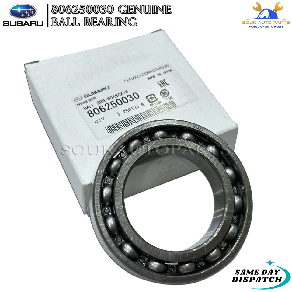806250030 Genuine Subaru BALL BEARING FOR FORESTER IMPREZA LEGACY