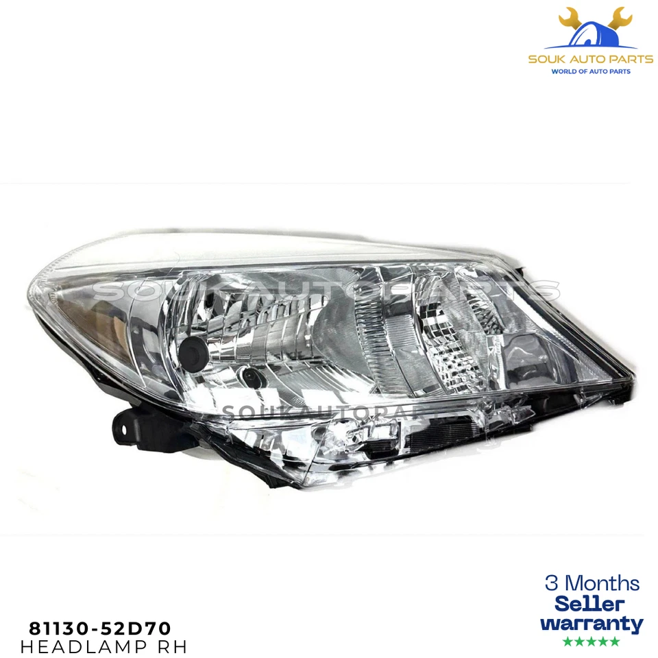 NEW Toyota Yaris Vitz Headlight RH 81130-52D70 2011-2014 Headlamp Assy 1NZ 2NZ