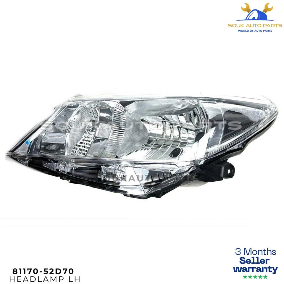 NEW Toyota Yaris Vitz Headlight LH 81170-52D70 2011-2014 Headlamp Assy 1NZ 2NZ