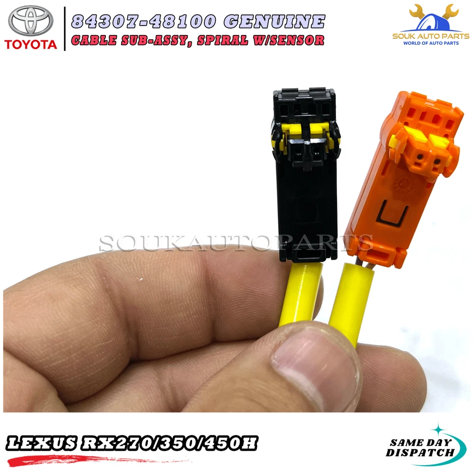 84307-48100/84307-0E070 Genuine Toyota CABLE SUB-ASSY, SPIRAL W/SENSOR