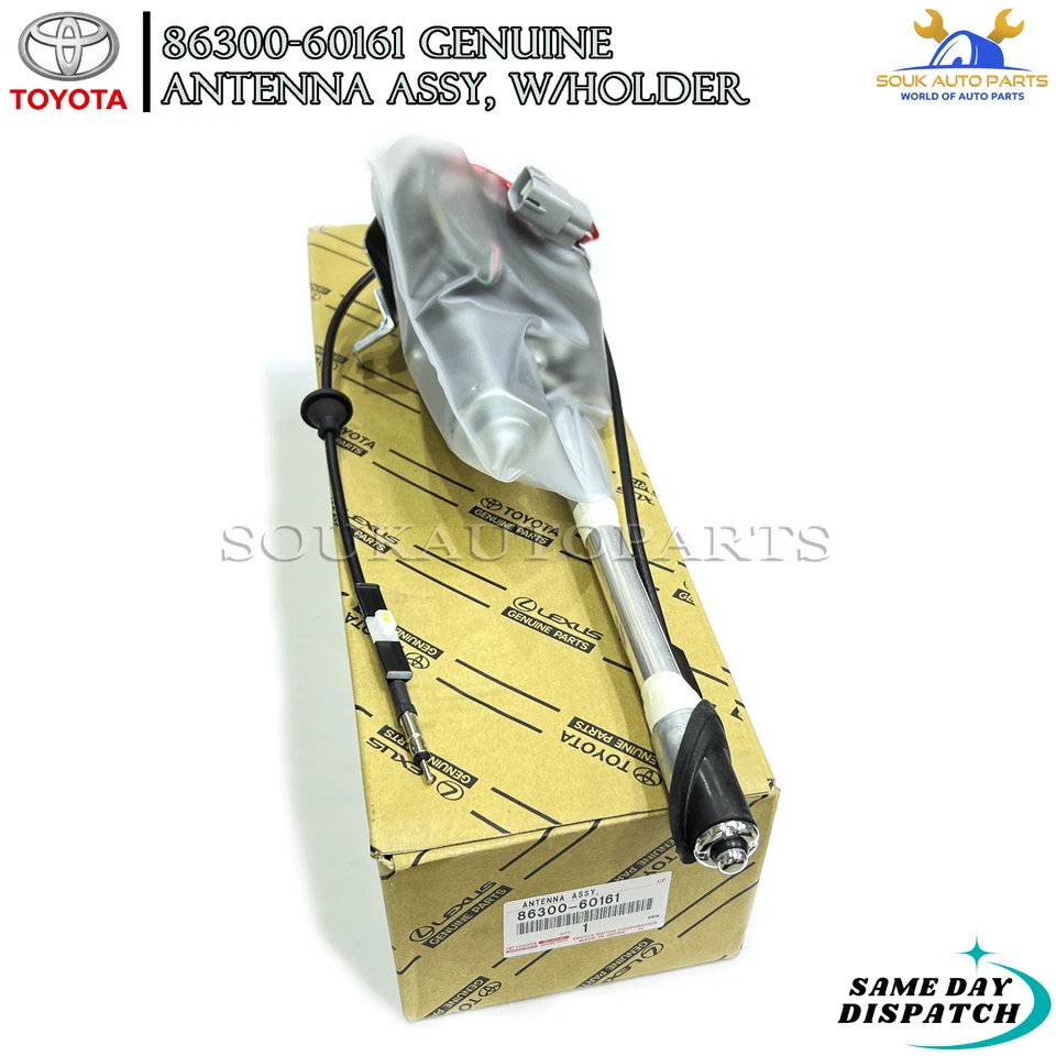 86300-60161 Genuine Toyota ANTENNA ASSY, W/HOLDER For LAND CRUISER Lexus LX470