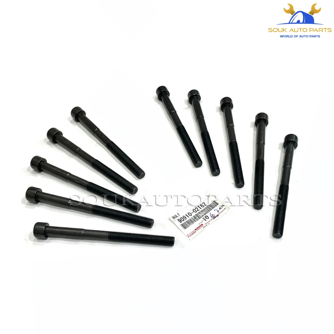 90910-02162 Genuine Toyota HEAD BOLT SET of 10 PCS