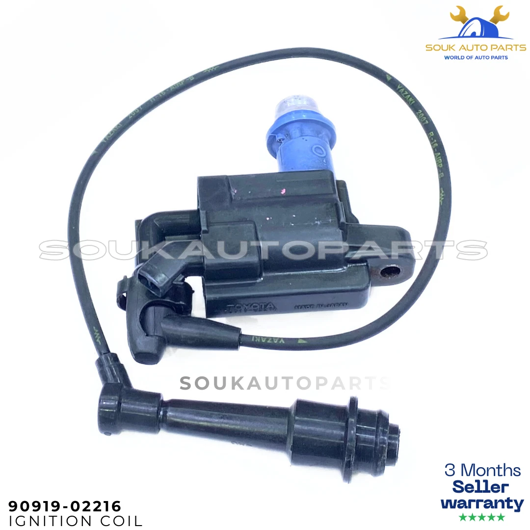 90919-02216 Genuine Toyota Lexus 1JZ 2JZ GE GTE VVTi Ignition Coil With Wires