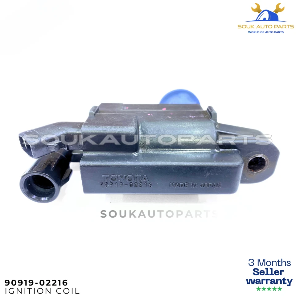 90919-02216 Genuine Toyota Lexus 1JZ 2JZ GE GTE VVTi Ignition Coil With Wires