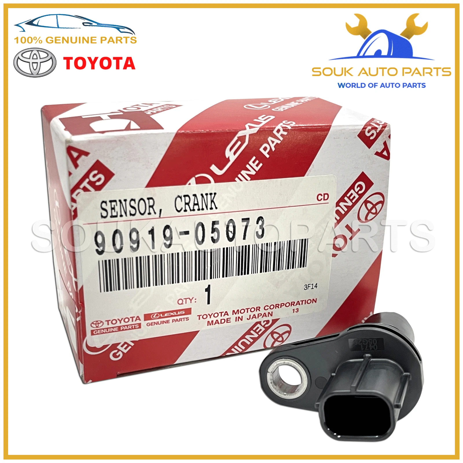 90919-05073 Genuine Toyota SENSOR, CAMSHAFT POSITION 9091905073 OEM